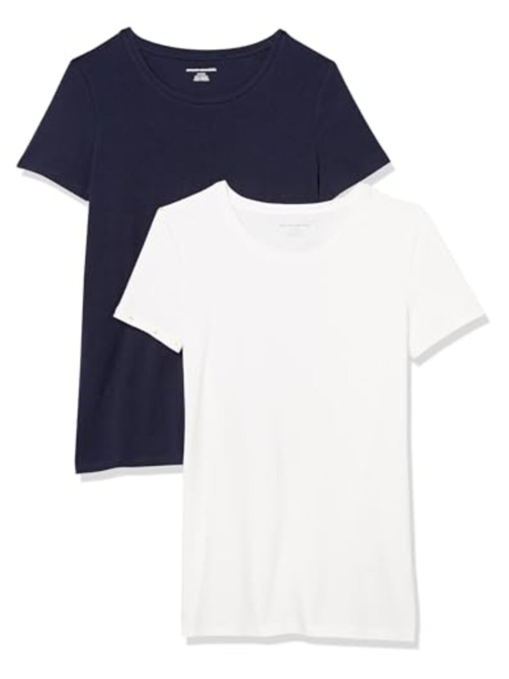 Women's Cotton Modal Blend Short Sleeve Crew Neck T-Shirt 2 Pack